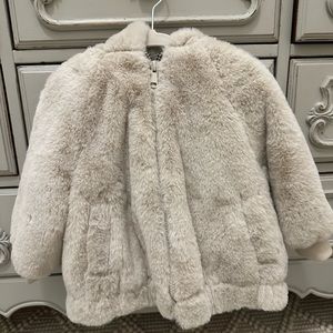Zara faux fur jacket
